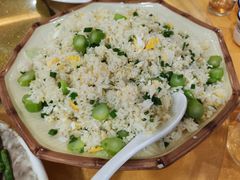 菜心粒鸡蛋炒饭-区海鸡场饭店(石壁店)