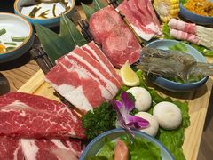 -明洞阿姨·韩式酱蟹烤肉·创意料理(三元桥店)