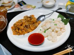 油爆虾拼虾仁-上海1号私藏菜(静安店)