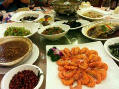 同事拍的我们的晚餐-福临饭店(维一店)