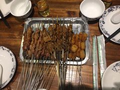 羊肉串和水晶猪皮和鱼豆腐-沿海405烤场(沿海赛洛城店)