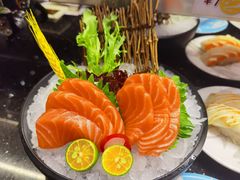 冲绳岛三文鱼刺身-三禾寿司(石龙店)