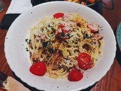 培根奶油意面-CRAZYONES西班牙海鲜饭(上海美罗城店)