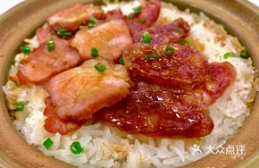 Honey-glazed Char Siu with Chinese Sausage
