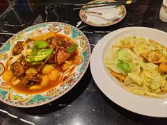 老爷特色包包菜炒馕-巴依老爷新疆美食(清华东门店)