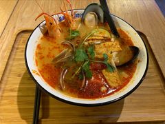 海鲜冬荫功汤-星椰叻沙·椰浆鲜虾面(江南西店)