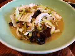 雪菜冬笋炒目鱼-虎哥私房菜(馒头山店)