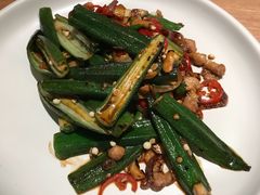 小炒秋葵-小大董·烤鸭(凤凰汇店)