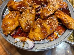 铁板黑椒鸡翅-金筷子西北菜·捞悦火锅