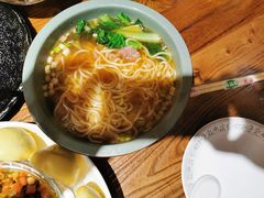 -东来菜馆•手抓海鲜家常菜•海鲜锅贴(鸽子窝店)