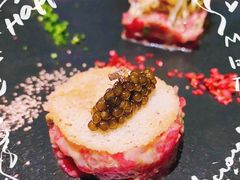 和牛塔塔配鱼子酱-AZUL by FUEL蓝色·法式酒馆(琶醍店)