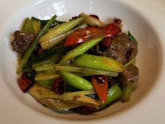 小炒黄牛肉-希尔顿酒店-豫园中餐厅