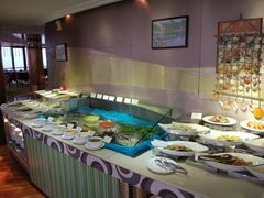 自助取餐区-汇泉王朝大饭店-旋转餐厅(南海路店)
