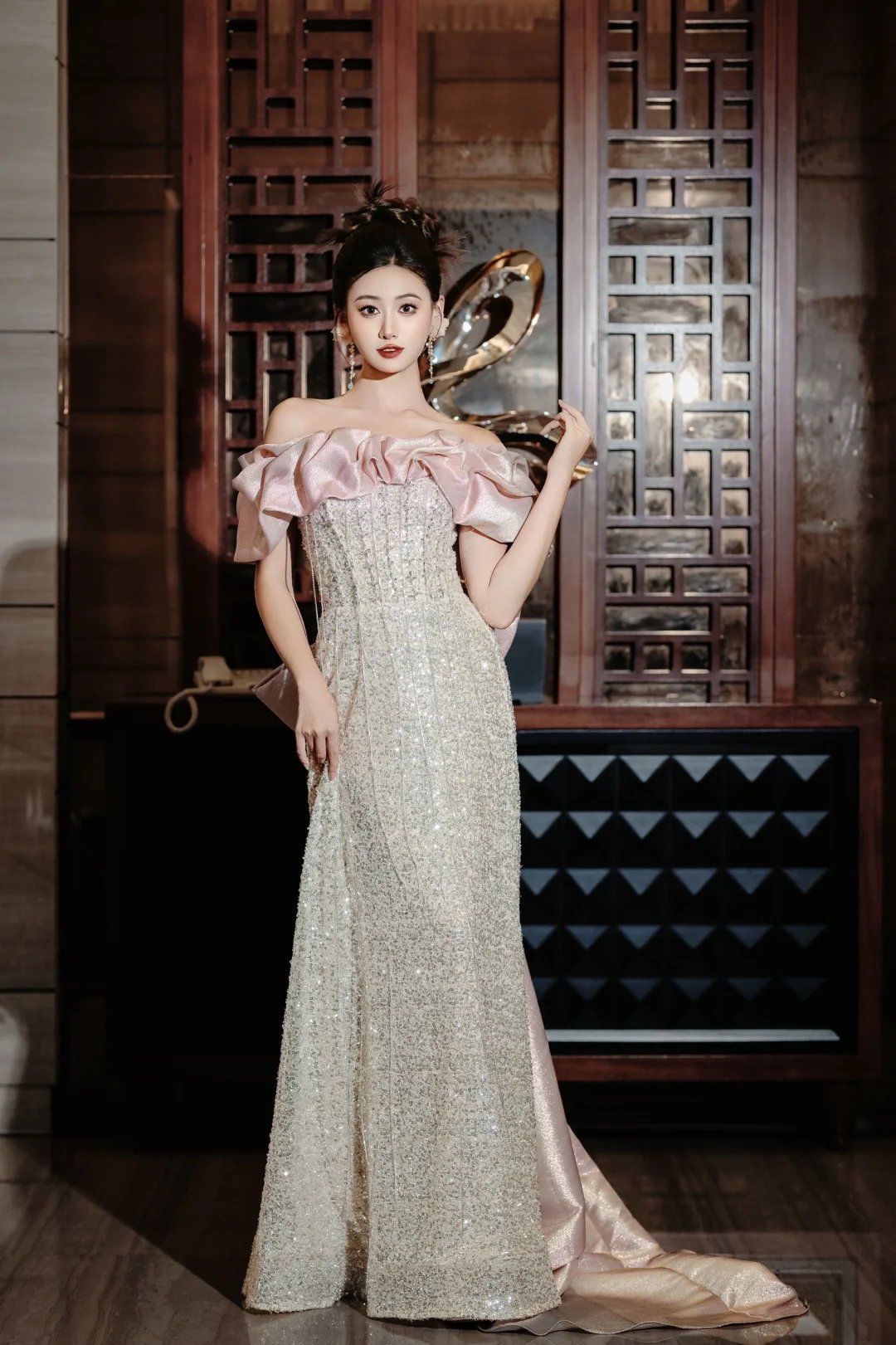 新娘敬酒服#生日晚礼服#宴会晚礼服#主持人礼服租赁#广州礼服租赁