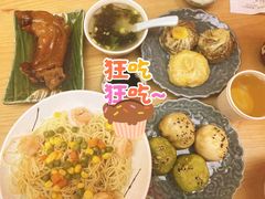 混拼招牌生煎-鑫震源·苏式大虾生煎(山塘街店)