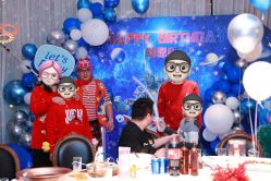 -乐童百日宝宝宴布置十岁生日派对策划定制