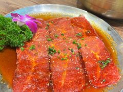 -明洞阿姨·韩式酱蟹烤肉·创意料理(三元桥店)