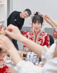-桃子造型婚纱礼服(凤起广场店)