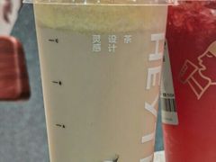 厚烤蛋糕波波牛乳茶-喜茶(广州中山六路店)