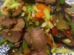 腊肉炒蒜苗-文杰餐馆(南洪时尚风情街店)