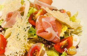 Italian Parma Ham and Mushroom Salad
