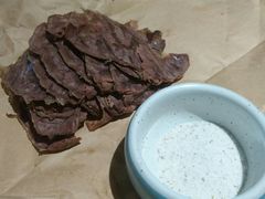 古法盐蘸牛肉-老头儿油爆虾·知味杭州(爱琴海购物中心)