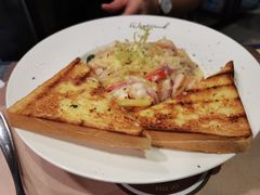 蒜香鲜虾奶油意面-遇见西木美式餐厅(体育路店)
