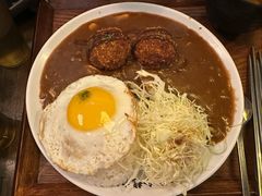 口蘑底咖喱肉丸白米饭-金龙咖喱