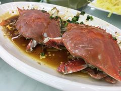梭子蟹葱油-渔中舟海鲜大排档(普陀沈家门店)