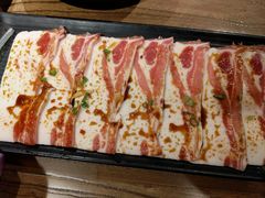 调味猪五花-九田家黑牛烤肉料理(长春路友好店)