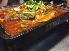 -探鱼·鲜青椒爽麻烤鱼(中天广场店)