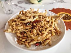 干炸茶树菇-老四川平头酸菜鱼(衙前店)