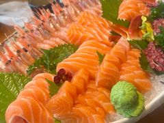 三文鱼刺身-九井澤精致料理(金茂店)