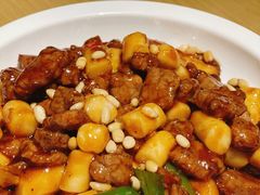 松子牛肉炒年糕-兔爸私家小厨(新北万达店)