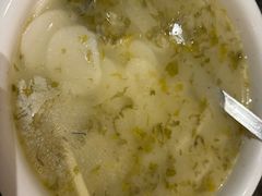 雪菜笋丝年糕汤-锦园餐厅(九龙湖开元度假村店)