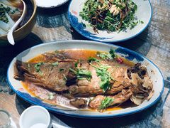 铁锅酥鱼-百花人家(清水田园店)