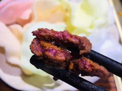 劲爆辣牛肉-东巴婆婆云南鱼豆花火锅(大东门店)