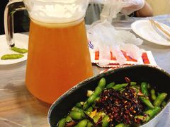 脆爽凉拌毛豆-靓靓蒸虾(中山公园店)