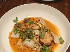香煎扇贝云南老人头菌坚果海鲜汁-Bistro 63 创意融合料理(广粤天地店)