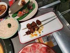 猪大肠卷大葱-生活如沸·顺德水牛奶火锅(大学路店)