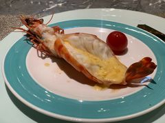 芝士焗大虾-额尔敦牛厨师铜板烧