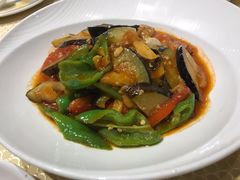 新疆辣子茄子烧西红柿-巴扎美食·新疆菜·西域歌舞表演餐厅(新疆大厦店)