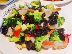 西兰花白果虾球-徐鼎盛民间菜(九街店)