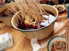 -拈签一笑黄牛肉辣卤串串