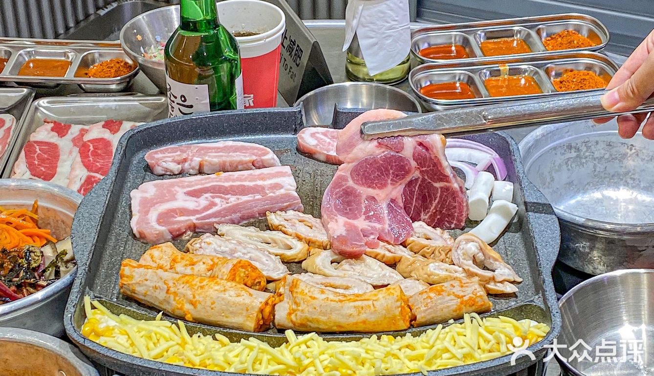 68r自助‼️轻松实现韩式烤肉自由 随便吃回本