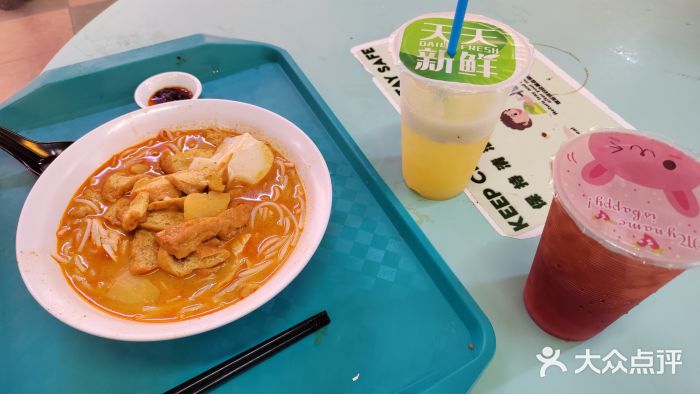亚王咖喱鸡米粉面图片