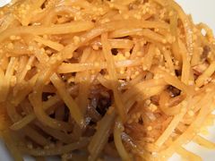 鸭拆肉小米土豆丝-荣公子创意菜