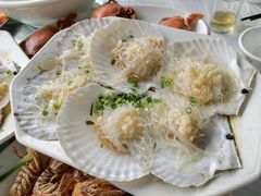 蒜茸粉丝蒸扇贝-湿地轩