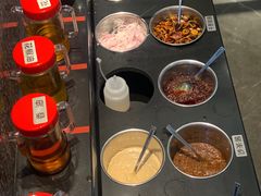 自助调料区-淘米捞·米汤脆鲩鱼火锅(福田皇岗店)