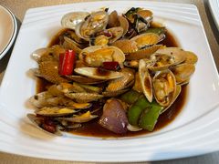 豉椒炒花甲-强记海鲜·大排档(蛇口新街店)